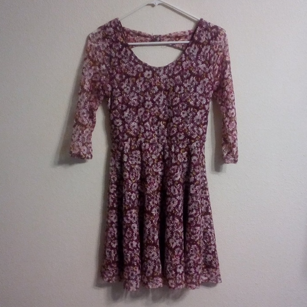 American rag floral mini dress